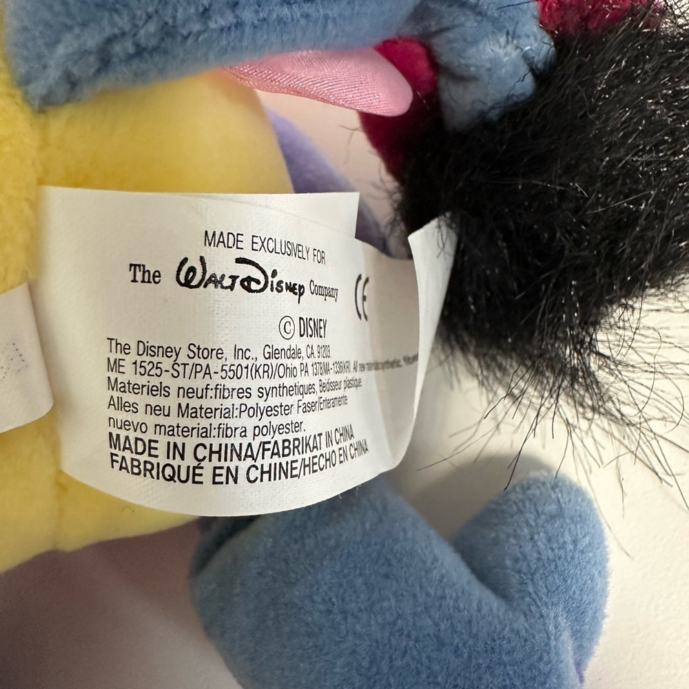 Disney Store Butterfly Eeyore 2000 Easter  Bean Bag Plush Winnie the Pooh NWT - Picture 12 of 14